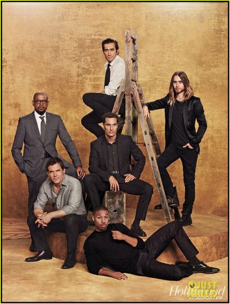 Jake Gyllenhaal, Matthew McConaughey, Michael B. Jordan, Josh Brolin, Jared Leto, and Forest Whitaker are featured in the latest The Hollywood Reporter issue highlighting the Uncensored Actor Roundtable. See more pics from the shoot & read quotes from each actor on JustJared.com! The Normal Heart, Forest Whitaker, Josh Brolin, Group Poses, Bryan Adams, Pregnant Celebrities, Michael B Jordan, Group Photography, Hooray For Hollywood