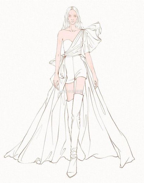 Fashion Figure Sketching, Designer Drawings Fashion Sketch Books, Fashion Illustration Poses, Fashion Illustration Tutorial, Fashion Illustration Collage, Fashion Design Books, Fashion Figure Drawing, Fashion Drawing Tutorial, Dress Design Drawing