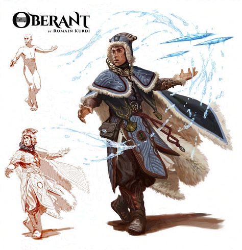 ArtStation - Oberant Water Mage, Romain Kurdi