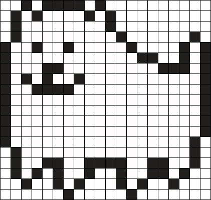 Undertale Annoying Dog Perler Bead Pattern / Bead Sprite Dog Perler Bead, Undertale Pixel Art, Kandi Cuff Patterns, Kandi Cuffs, Crafting Corner, Piskel Art, Graph Patterns, Fuse Bead Patterns, Easy Pixel Art