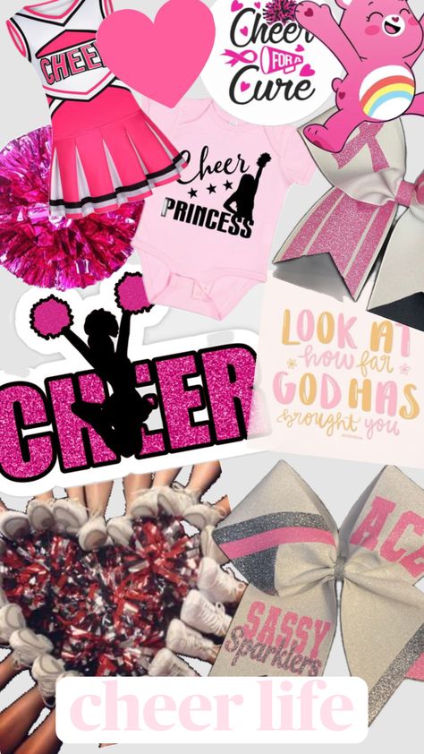 cheer life (the cheer girls will relate) 💞🤍 Cute Cheer Backgrounds, Cheer Collage Wallpaper, Cheerleader Wallpaper Iphone, Cheer Aesthetic Wallpaper, Cheerleading Wallpapers, Cheers Aesthetic Wallpaper, Cheerleader Wallpaper, Cheer Wallpapers, Cheers Aesthetic