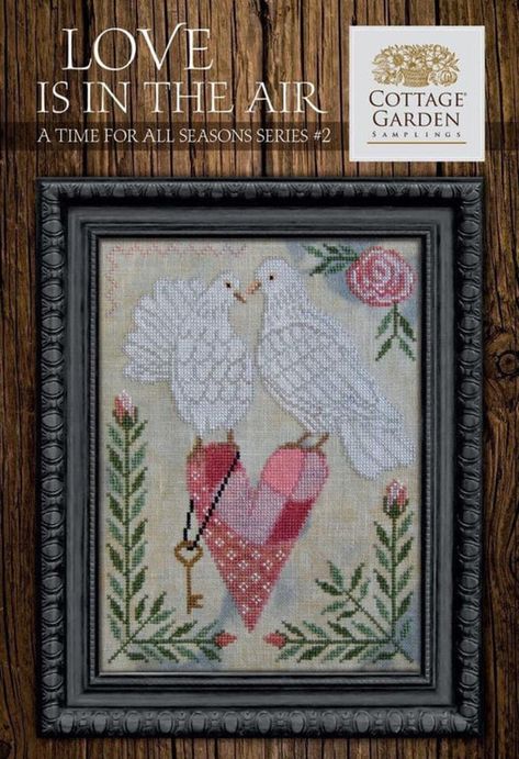 Cottage Garden Samplings, Slow Stitching Projects, Stitch Valentines, Romantic Cross Stitch, Cross Stitch Hearts, Бесплатные Схемы Для Вышивки Крестом, Snow Time, Butterfly Cross Stitch, Beaded Cross Stitch