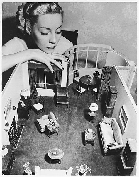 Tristan Tzara, Andre Kertesz, Tiny World, Miniature House, Dollhouse Dolls, Play House, Doll Houses, Small World, Dolls House