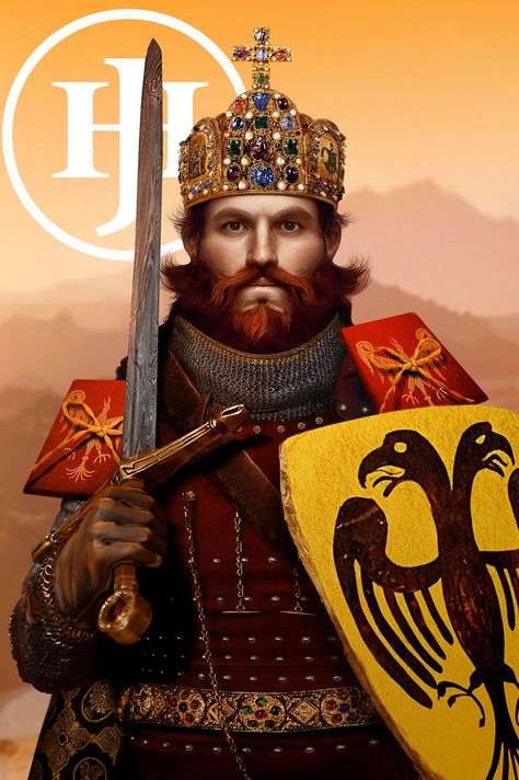 Frederick Barbarossa, Eastern Roman, Realistic Portrait, Medieval Ages, Empire Romain, Holy Roman Empire, German History, Byzantine Empire, Age Of Empires