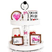 Check this out! Valentines Tiered Tray Decor, Tiered Tray Stand, Valentine Centerpieces, Fall Tiered Tray Decor, Summer Centerpieces, Farmhouse Tiered Tray, Spring Centerpiece, Home Kitchen Decor, Modern Christmas Decor