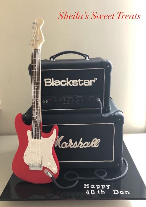 Rock Roll Cake Ideas, Rock And Roll Cake Ideas, Rock N Roll Birthday Cake, Cake For Music Lover, Rock And Roll Birthday Cake, Rockstar Birthday Cake, Rock N Roll Cake, 50 Years Birthday Cake, Rock And Roll Cake