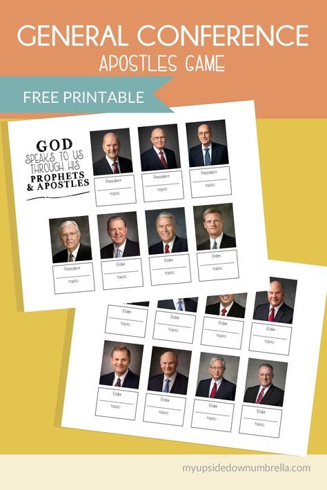 General Conference Games For Adults, General Conference Bingo 2023, Free General Conference Printables 2023, General Conference Activities 2023, General Conference Games, General Conference Activity Days, General Conference 2023, General Conference Activities For Kids, General Conference Printable