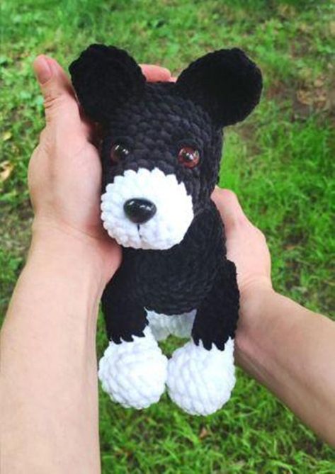 Amigurumi Puppy, Dog Crochet Pattern, Dog Amigurumi, Puppy Pattern, Dog Crochet, Crochet Dog Patterns, Big Plush, Cute Goats, Amigurumi Tutorial