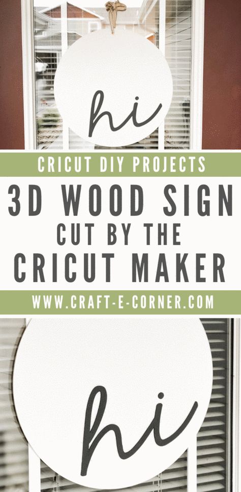 Door Hanger Cricut, Cricut Maker 3 Projects, Maker 3 Projects, Wood Projects For Room, Cricut Wood Projects, Wood Signs Christmas, Outdoor Wood Signs, Cricut Wood, Cricut 3