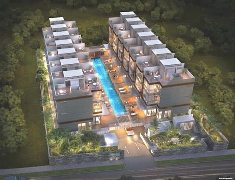 Infinium at Kovan - Cluster Landed Houses  https://www.propertysales.sg/infinium-kovan/  https://www.propertysales.sg/infinium-location/  https://www.propertysales.sg/infinium-floor-plan/  https://www.propertysales.sg/infinium-price/  https://www.propertysales.sg/infinium-showflat/ Cluster House Design, Housing Complex Architecture, Small Row House Design, Cluster Housing, Condominium Floor Plan, Landed House, Resort Design Plan, Row House Design, Cluster House