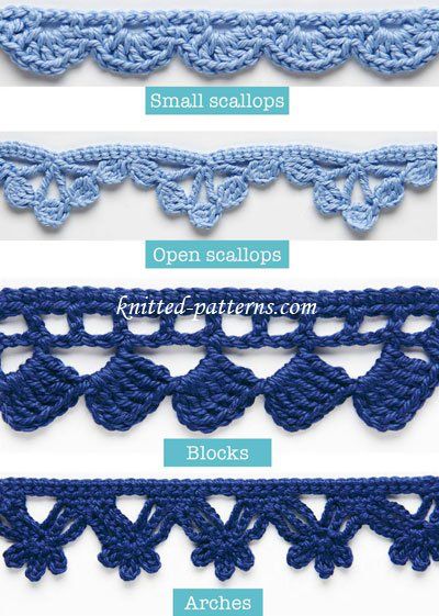 20 + Crochet Free Edging Patterns You Should Know - Page 2 of 4 Crochet Edging Patterns Free, Crochet Blanket Edging, Háčkované Lemy, Crochet Border Patterns, Crochet Edgings, شال كروشيه, Crochet Geek, Crochet Edging Patterns, Crochet Lace Edging