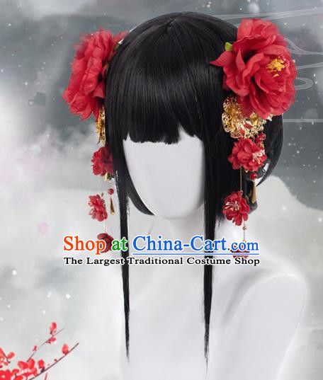 Chinese Accessories Hair, Chinese Hair Accessories Traditional, Chinese Buns Hairstyle, Japanese Hair Accessories Traditional, Traditional Chinese Hair, Chinese Traditional Hairstyles, Japanese Hairstyle Traditional, Japanese Hair Accessories, Chinese Hairstyles