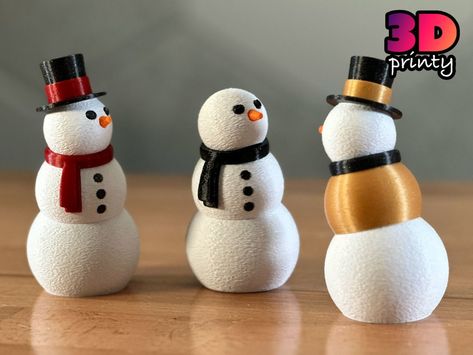 Plain Head for Articulated Snowman Fidget by 3d-printy - Thingiverse 3d Snowman, Base Model, Minimalist Aesthetic, 3d Printer, 3d Print, 3d Printing, Printer, Models