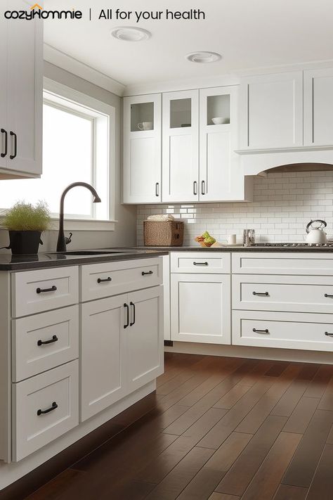 Crafted with precision and durability in mind, the Shaker Series Origami White Cabinet is a testament to quality craftsmanship.💡 Featuring solid hardwood doors and face frames, complemented by plywood center panels, this cabinet exudes elegance and sturdiness. ✨ #Cozyhommie #ShakerSeries #Cabinet #WhiteCabinet Kitchen White Shaker Cabinets, Modern Shaker Cabinets, Kitchen Shaker Cabinets, Shaker Cabinets Kitchen, Cabinet Layout, Shaker Style Kitchen Cabinets, Face Frames, Top Kitchen Cabinets, Kitchen Renovation Design