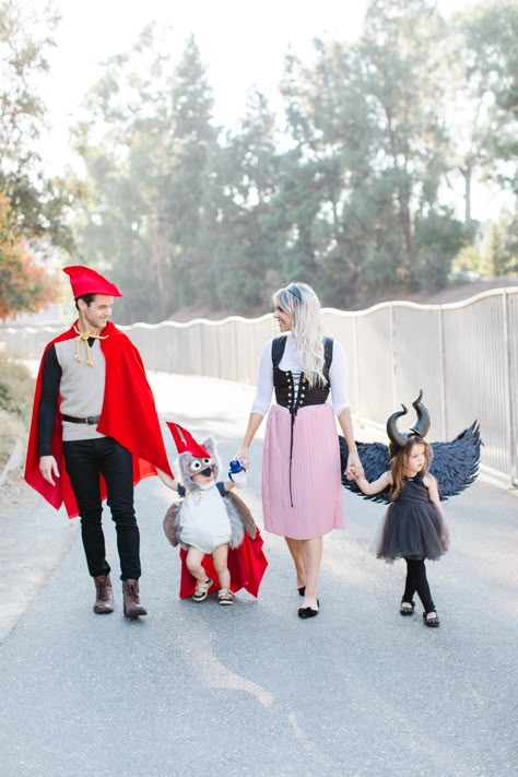 Disney Villain Toddler Costume, Baby Sleeping Beauty Costume, Sleeping Beauty Family Costume Ideas, Sleeping Beauty Halloween Costume Family, Sleeping Beauty Group Costume, Prince Philip Sleeping Beauty Costume, Maleficent Family Costume, Sleeping Beauty Family Costume, Sleeping Beauty And Prince Costume