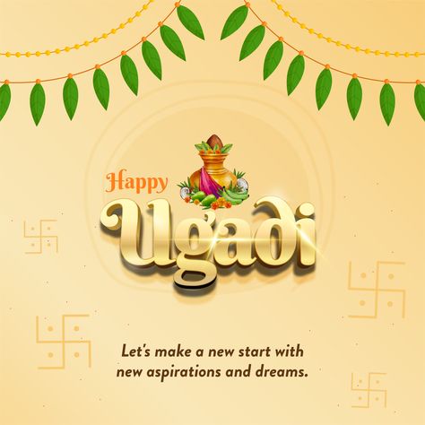 Customize this design with your video, photos and text. Free downloads, great for sharing online. Instagram Post. Tags: gudi padwa wishes, happy gudi padwa, happy ugadi, instagram post, ugadi wishes, Diwali, Holi, Holi Gudi Padwa And Ugadi Wishes, Ugadi Poster Design, Ugadi Festival Poster, Ugadi Wishes Creative, Ugadi Poster, Gudi Padwa Wishes, Bhagat Singh Birthday, Padwa Wishes, Ugadi Wishes