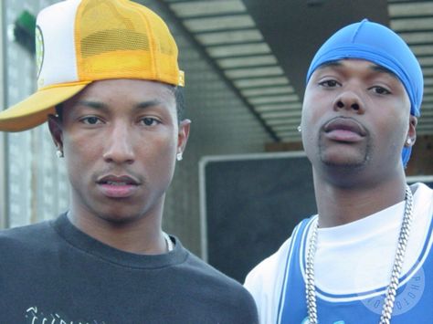 Producer/Singer Pharrell w/Memphis Bleek Memphis Bleek, Hands In The Air, Hip Hop And R&b, Hip Hop Music, Hard Hat, Hip Hop, Music