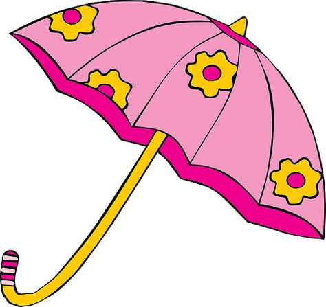 umbrella Umbrella Images, Umbrella Cartoon Image, Cute Umbrella Drawing, Umbrella Cartoon, Sunshine Wallpaper, Umbrella Drawing, Art School Supplies, Bow Slides, Cute Umbrellas