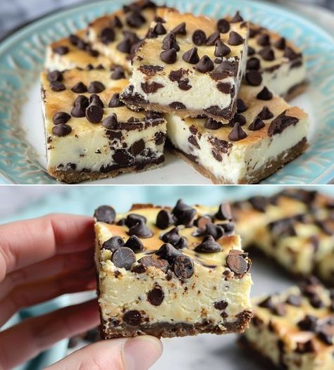 Keto Chocolate Chip Cheesecake, Gozleme Recipe, Keto Sausage Recipe, Chocolate Chip Cheesecake Bars, Cheesecake Layer, Baked Cheesecake, Keto Cinnamon Rolls, High Protein Meal Prep, High Protein Low Carb Recipes