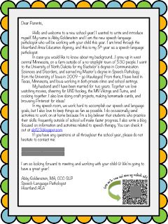 Schoolhouse Talk!: Are you new to a district this year or adding new students to your caseload? Write a letter introducing yourself to your students' parents! Room Parent Introduction Letter, Caseload Management, Letter For Parents, Teacher Letters, Teacher Introduction Letter, Communication Disorders, Letter To Students, Boxwood Wreaths, Slp Organization