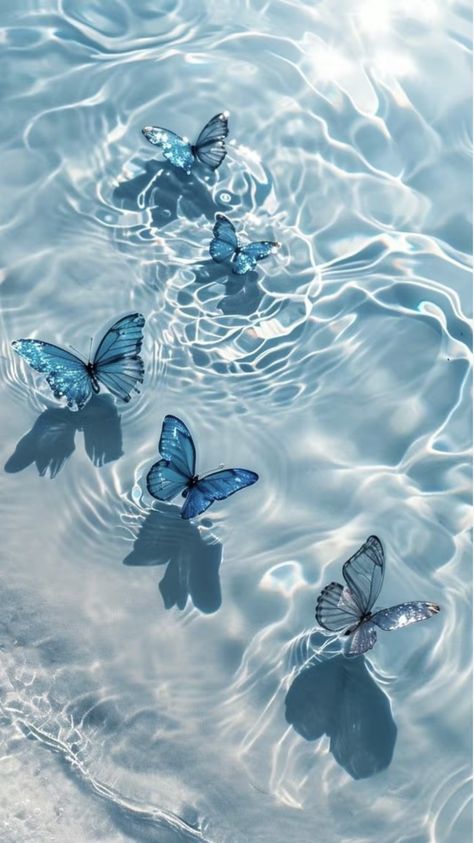 Pretty Wallpaper Iphone Quotes, Wallpaper Cantik Iphone, Underwater Wallpaper, ليلو وستيتش, Helloween Wallpaper, Cute Images For Wallpaper, Blue Butterfly Wallpaper, Pastel Design, Whatsapp Wallpaper Cute