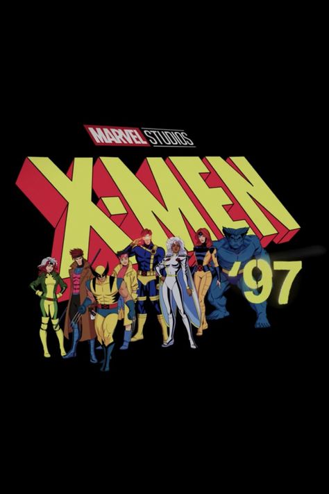 X Men Movie Poster, X Men Poster, Xmen Movie Poster, X Men 97 Disney Plus, Graphic Designer Ideas, X Men 97, X-men Poster, X Men Comics Cover, Marvel Rogue