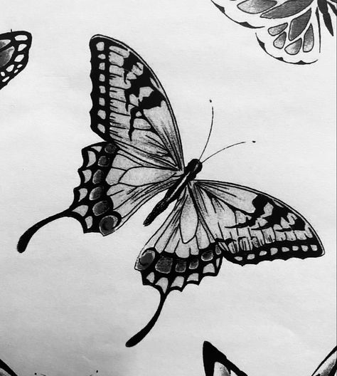 Swallowtail Butterfly Tattoo, Vintage Butterfly Tattoo, Saved Tattoo, Fire Tattoo, Moth Tattoo, Arm Band Tattoo, Butterfly Tattoo Designs, Tattoo Project, Butterfly Drawing