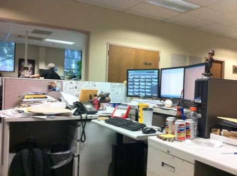 Journalists desks #journodesk Journalist Desk, Production Design, Desk Office, My Desk, Office Spaces, Big Sur, Your Photo, Office Space, Corner Desk