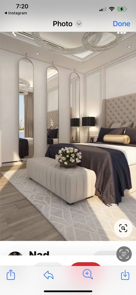 Eksterior Modern, Luxury Room Bedroom, Classy Bedroom, تصميم للمنزل العصري, Luxury Bedroom Master, 아파트 인테리어, Dream House Rooms, Hus Inspiration, Luxury Rooms