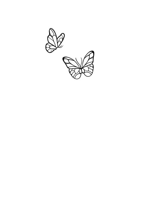 Butterfly Tattoo Template Simple, Small Tattoos Template, Small Tattoo Template, Tattoos Cute, Cute Simple Tattoos, Omerta Tattoo, Tattoo Templates, Sun Tattoos, Cute Small Tattoos