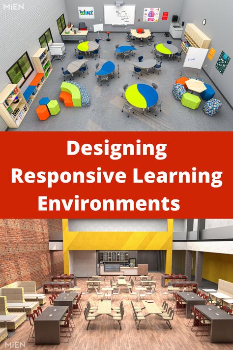 Flexible Learning Spaces, School Multipurpose Room Design, Learning Spaces Design, Adult Classroom Design, Flexible Classroom Design, Collaborative Classroom Design, School Classroom Design, Mindful Reading, Innovative School Design