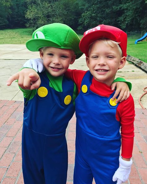 Mario And Luigi Birthday Party For Twins, Mario And Luigi Birthday Party, Luigi Birthday Party, Birthday Party For Twins, Luigi Party, Luigi Birthday, Mario Bros Birthday Party Ideas, Mario Bros Birthday, Mario And Luigi