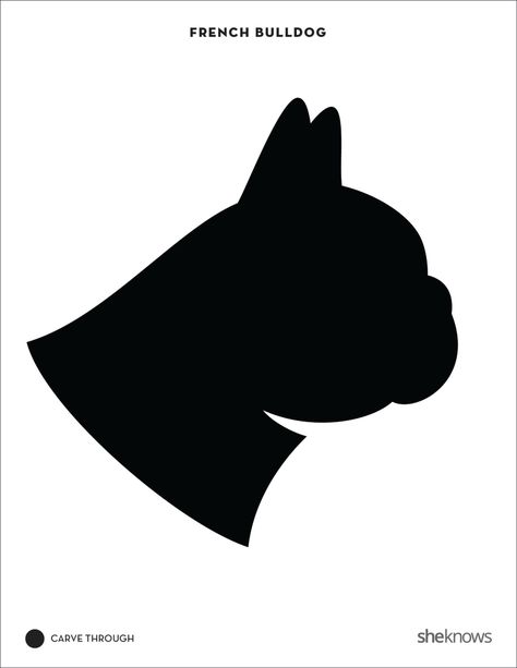 French Bulldog Pumpkin Carving, Pumpkin Carving Printables, French Bulldog Logo, Bulldog Pumpkin, Husky Images, Bull Images, Bulldog Images, Printables Ideas, Disney Pumpkin Carving