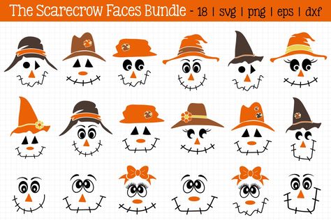 Scarecrow Face Paint, Eyes Template, Scarecrow Faces, Scarecrow Painting, Scarecrow Face, Scarecrow Crafts, Face Template, Burlap Wreaths, Fall Halloween Crafts