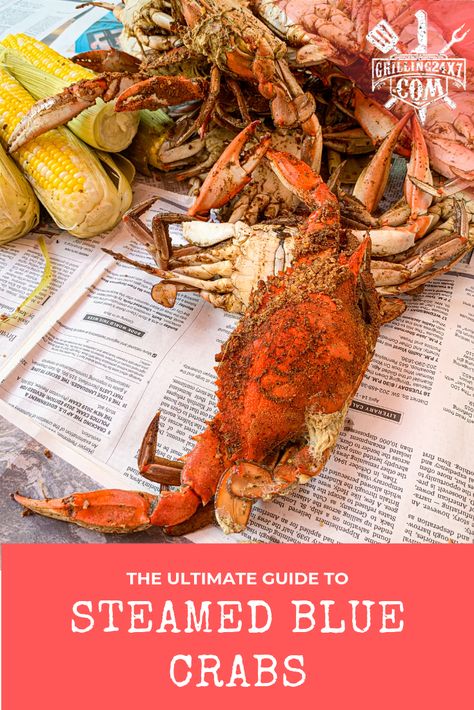 Blue Crab Recipes, Blue Claw Crab, Live Crabs, Blue Recipes, Steamed Crabs, Crab Feast, Ramekin Dishes, Maryland Blue Crab, Crab Dishes