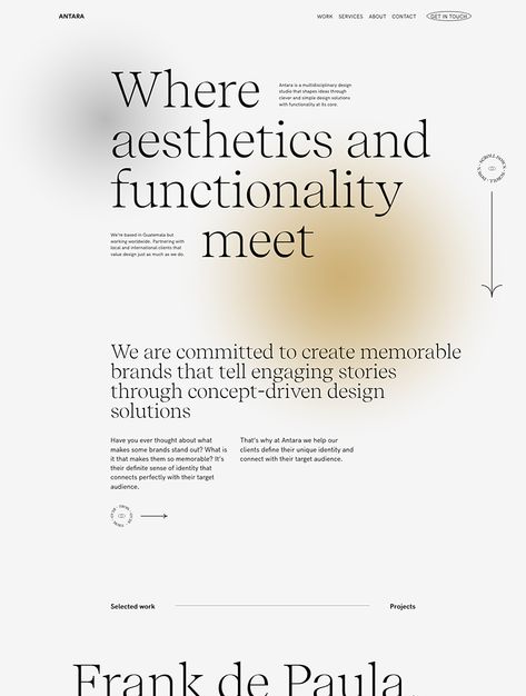 About Page Layout Design, Grunge Website Design, Art Director Portfolio, Multidisciplinary Design, Cv Website, Design Studio Website, Website Landing Page Design, Product Landing Page, Layout Editorial