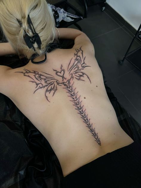 #TattooArt #TattooDesign #Inked #TattooLife #TattooCommunity #TattooArtists #BodyArt #InkMaster #TattooCulture #Tattoos #TattooInspiration #TattooLove #TattooIdeas #InkInspired #TattooSociety #SkinArt #Tattooist #TattooAddict #InkedUp Chest Tattoo Woman, Cybersigilism Tattoo Back, In Between Chest Tattoo For Women, Female Stomach Tattoos, Savage Tattoo, Mandala Sunflower, Fairy Wing Tattoos, Stomach Tattoos Women, Belly Tattoos