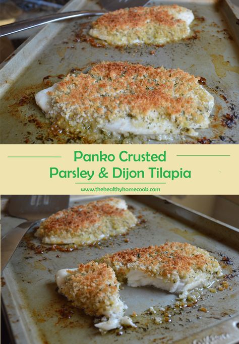 Believe me when I say this dish is amazing and easy to throw together. You only need 15 minutes! Healthy Tilapia, Fish For Dinner, Crusted Tilapia, Healthy Freezer Meals, Tilapia Recipes, Fish Recipes Healthy, Food Critic, Healthy Fish, Entree Recipes