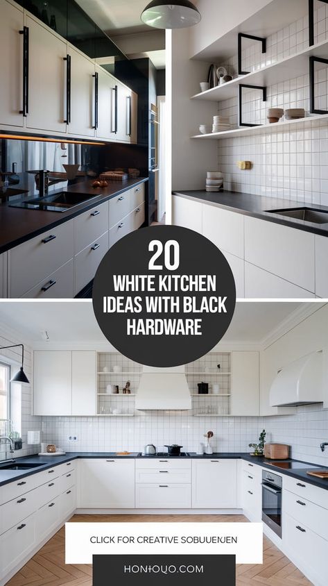 20 White Kitchen Ideas with Black Hardware for a Stylish Contrast


Add stylish contrast to your home with white kitchen ideas featuring black hardware. Include a wooden island white kitchen for warmth and texture. #StylishContrast #WarmAndModern Matte Black Kitchen Hardware, Black And Cream Kitchen, Black Kitchen Hardware, Contemporary White Kitchen, White Kitchen Ideas, Wooden Island, Matte Black Kitchen, Black Drawer Pulls, Cream Kitchen