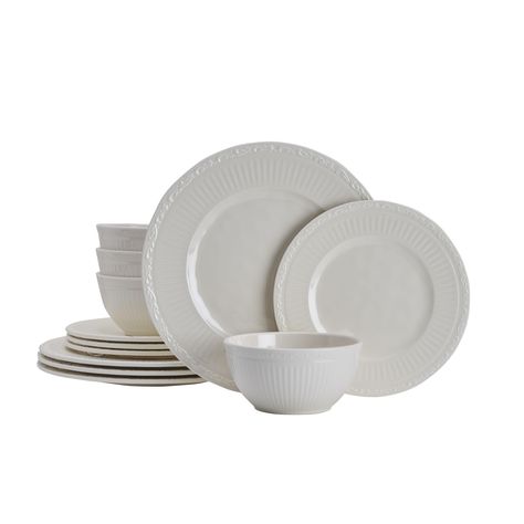 PRICES MAY VARY. OUTDOOR DINNERWARE SET: The fluted bands and column like detailing of this dinnerware recall classical Italian architecture CASUAL AND CLASSIC: break resistant melamine perfect for everyday dining, indoors and outdoors 12 PIECE SET: Set of 4 each: 11 inch dinner plate, 8.75 inch salad plate, 5.75 inch bowl, 25 ounce capacity BEAUTIFULLY CRAFTED: Crafted of high quality, durable, BPA free, 100% melamine EASY CLEANING: Dishwasher safe. Not microwave safe. Mikasa Italian Countryside, Cream Dinnerware, Cleaning Dishwasher, Melamine Dinnerware Sets, Outdoor Dinnerware, Plates And Bowls Set, Glass Dinnerware, Italian Architecture, Italian Countryside