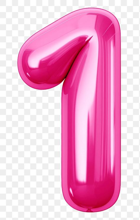 Ballon Numbers, 1 Balloon Number, Kids Party Centerpieces, Bubble Numbers, Number 1 Balloon, 3d Balloon, Balloon Numbers, 1 Balloon, Balloon Clipart