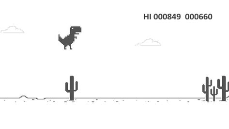 Curiosity of the Day: Dino Run – New kids on the blog Google Dinosaur, Chrome Dino Game, Dino Run, Chrome Dinosaur, Game Dino, Dinosaur Game, Dinosaur Games, Frog Wallpaper, Offline Games