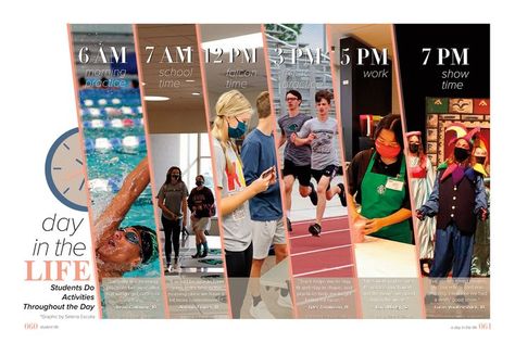 Student Life Ideas Yearbook, Yearbook Spirit Week Spread, Fall Yearbook Spreads, Showstopper Yearbook Spreads, Yearbook Showstopper Ideas, Yearbook Student Life Ideas, Student Life Yearbook Spreads, Yearbook Showstopper, Student Life Yearbook Ideas