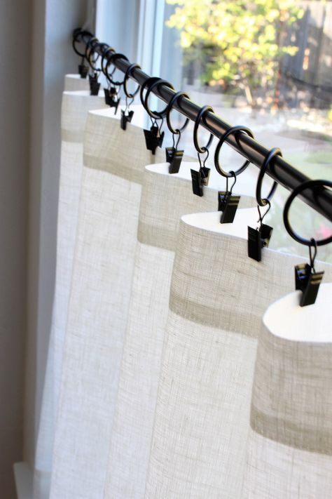 Cafe Curtains Made in Semi Sheer off White 100% Linen. - Etsy Australia White Linen Cafe Curtains Kitchen, Parisian Cafe Curtains, Cafe Curtains With Valance, Cafe Curtain Ideas For Kitchen, Kitchen Cafe Curtain, Linen Kitchen Curtains, Short Kitchen Curtains, Linen Cafe Curtains, Acorn Cottage