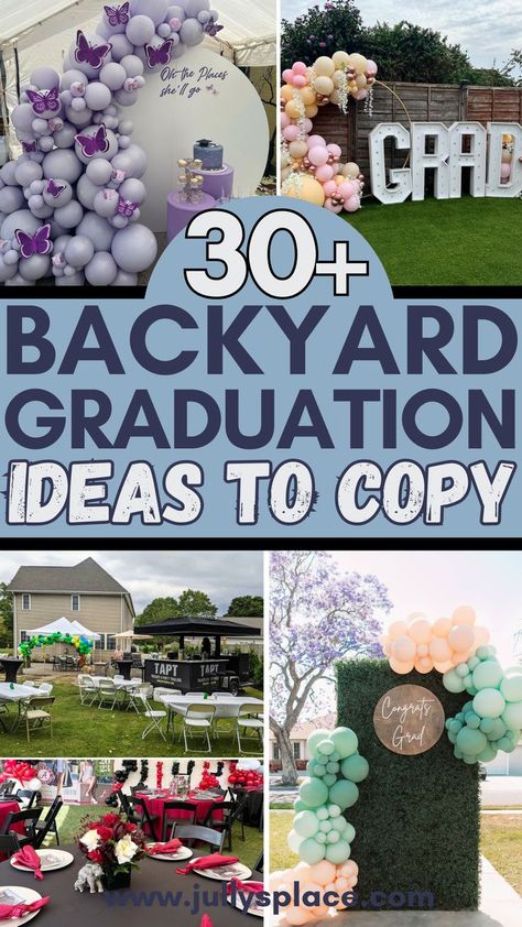 graduation party ideas, grad party ideas, backyard graduation party, backyard grad party Birthday And Graduation Combo Party Ideas, Uw Graduation Party, Graduation Party Ideas Photos, Graduation Party Setup Ideas, Backyard Set Up For Party, Graduation Party Outside Ideas, High School Graduation Party Ideas Decorations 2024, Graduation Lunch Ideas, Grad Party Drink Station