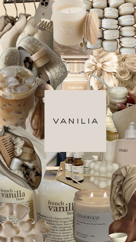 collage with a lot of vanilla girl aesthetic Vanilla Girl Collage, Vanilla Girl Aesthetic, Preppy Fall Outfits, Paris Girl, Glamour Nails, Nails Today, Cream Aesthetic, Body Smells, Vanilla Girl