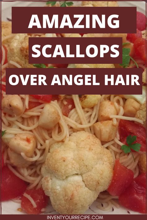 Scallops with Angel Hair Pasta recipe. Delicate seared scallops, perfectly cooked angel hair pasta, and a luscious sauce come together to create a dish that's a feast for the senses. This elegant yet simple recipe is a culinary masterpiece that will elevate your home dining to a whole new level. Enjoy a touch of gourmet in the comfort of your own kitchen! 🍽️🌟🍷 #ScallopsRecipe #AngelHairPasta #GourmetDining #ElegantSimplicity #CulinaryDelight #HomeCooking Angel Hair Pasta Recipe, Angel Hair Pasta Recipes, Keto Fish, Pan Seared Scallops, Recipe Website, Seared Scallops, Angel Hair Pasta, Scallops Seared, Angel Hair