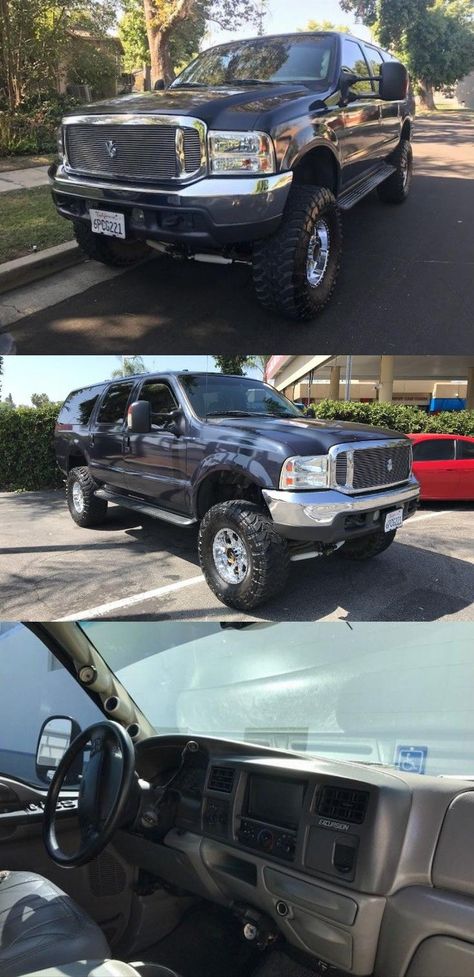 Cheap Trucks For Sale, Lifted Ford Truck, 2000 Ford Excursion, Lifted Trucks For Sale, Lifted Ford, Lifted Truck, Dodge Truck, Truck For Sale, Ford Excursion