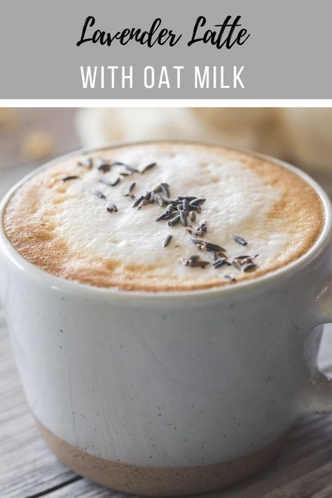 Lavender Simple Syrup, Milk Drinks, Oat Milk Latte, Lavender Latte, Relaxing Morning, Culinary Lavender, Easy Vegetarian Dinner, Nut Milk Bag, Latte Recipe