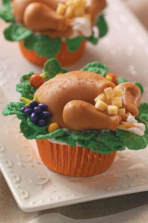 25 Easy Turkey Cupcake Ideas You Can Make For Thanksgiving